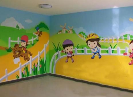 杭州幼儿园墙体彩绘制作流程及注意事项
